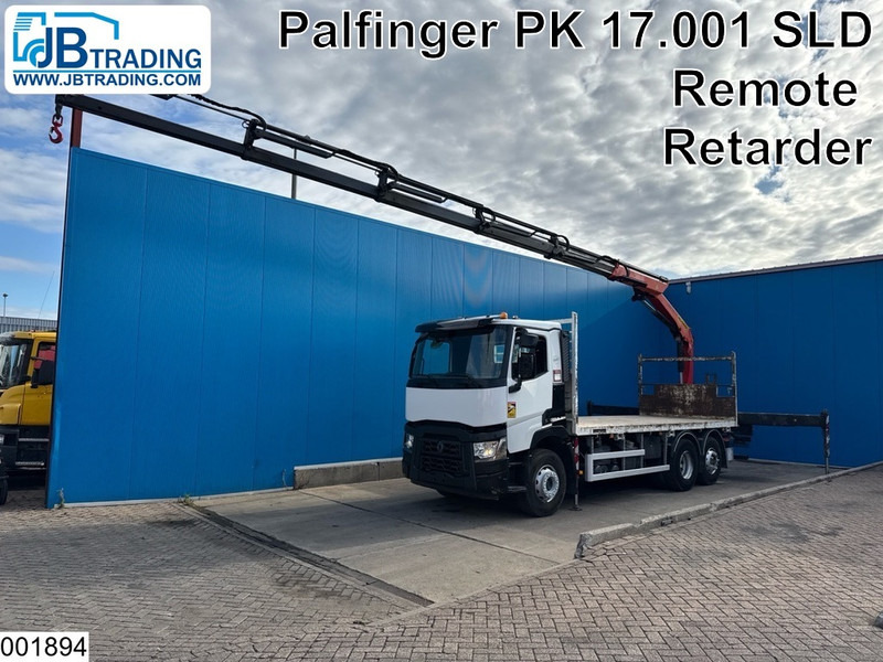 Renault C 430 6x2, EURO 6, Retarder, Palfinger, Remote, Steering - Kamion s otvorenim sandukom, Kamion s kranom: slika Renault C 430 6x2, EURO 6, Retarder, Palfinger, Remote, Steering - Kamion s otvorenim sandukom, Kamion s kranom Renault C 430 6x2, EURO 6, Retarder, Palfinger, Remote, Steering - Kamion s otvorenim sandukom, Kamion s kranom: slika Renault C 430 6x2, EURO 6, Retarder, Palfinger, Remote, Steering - Kamion s otvorenim sandukom, Kamion s kranom