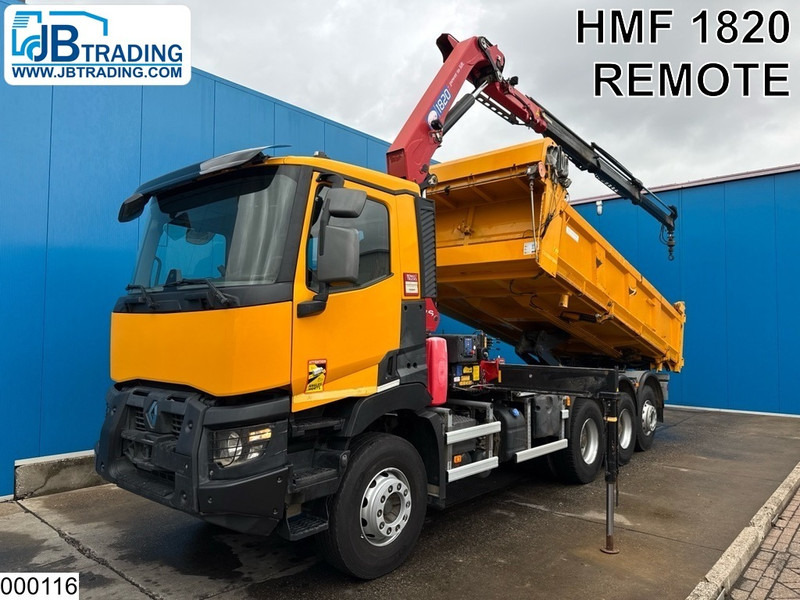 Renault C 430 8x4, EURO 6, HMF, Garnier - Kiper, Kamion s kranom: slika Renault C 430 8x4, EURO 6, HMF, Garnier - Kiper, Kamion s kranom Renault C 430 8x4, EURO 6, HMF, Garnier - Kiper, Kamion s kranom: slika Renault C 430 8x4, EURO 6, HMF, Garnier - Kiper, Kamion s kranom