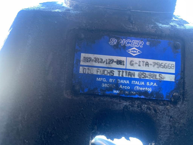 Osovina i dijelovi za Građevinski strojevi Ahlmann AZ85-Dana Spicer 357/212/127-001-Axle/Achse/As: slika Osovina i dijelovi za Građevinski strojevi Ahlmann AZ85-Dana Spicer 357/212/127-001-Axle/Achse/As