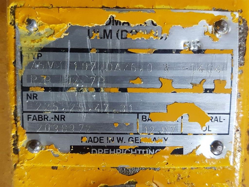 Ahlmann AZ9-Hydromatik A6VM107DA/60W-Drive motor/Fahrmotor - Hidraulika za Građevinski strojevi: slika Ahlmann AZ9-Hydromatik A6VM107DA/60W-Drive motor/Fahrmotor - Hidraulika za Građevinski strojevi Ahlmann AZ9-Hydromatik A6VM107DA/60W-Drive motor/Fahrmotor - Hidraulika za Građevinski strojevi: slika Ahlmann AZ9-Hydromatik A6VM107DA/60W-Drive motor/Fahrmotor - Hidraulika za Građevinski strojevi