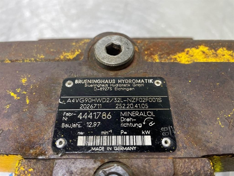 Brueninghaus Hydromatik A4VG90HWD2/32L-Drive pump/Fahrpumpe/Rijpomp - Hidraulika za Građevinski strojevi: slika Brueninghaus Hydromatik A4VG90HWD2/32L-Drive pump/Fahrpumpe/Rijpomp - Hidraulika za Građevinski strojevi Brueninghaus Hydromatik A4VG90HWD2/32L-Drive pump/Fahrpumpe/Rijpomp - Hidraulika za Građevinski strojevi: slika Brueninghaus Hydromatik A4VG90HWD2/32L-Drive pump/Fahrpumpe/Rijpomp - Hidraulika za Građevinski strojevi