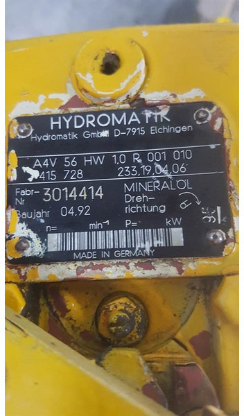 Hydromatik A4V56HW1.0R001010 - Drive pump/Fahrpumpe/Rijpomp - Hidraulika: slika Hydromatik A4V56HW1.0R001010 - Drive pump/Fahrpumpe/Rijpomp - Hidraulika Hydromatik A4V56HW1.0R001010 - Drive pump/Fahrpumpe/Rijpomp - Hidraulika: slika Hydromatik A4V56HW1.0R001010 - Drive pump/Fahrpumpe/Rijpomp - Hidraulika