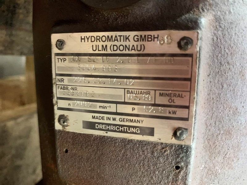 Hydromatik A7V80LV20LZF0D - Liebherr L 541 - Drive pump - Hidraulika: slika Hydromatik A7V80LV20LZF0D - Liebherr L 541 - Drive pump - Hidraulika Hydromatik A7V80LV20LZF0D - Liebherr L 541 - Drive pump - Hidraulika: slika Hydromatik A7V80LV20LZF0D - Liebherr L 541 - Drive pump - Hidraulika