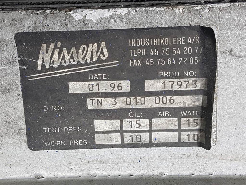 Nissens TN3010006-Cooler/Kühler/Koeler - Motor za Građevinski strojevi: slika Nissens TN3010006-Cooler/Kühler/Koeler - Motor za Građevinski strojevi Nissens TN3010006-Cooler/Kühler/Koeler - Motor za Građevinski strojevi: slika Nissens TN3010006-Cooler/Kühler/Koeler - Motor za Građevinski strojevi