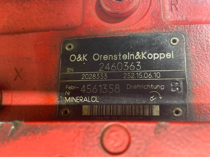O & K MH6.5-2460363-Drive pump/Fahrpumpe/Rijpomp - Hidraulika za Građevinski strojevi: slika O & K MH6.5-2460363-Drive pump/Fahrpumpe/Rijpomp - Hidraulika za Građevinski strojevi O & K MH6.5-2460363-Drive pump/Fahrpumpe/Rijpomp - Hidraulika za Građevinski strojevi: slika O & K MH6.5-2460363-Drive pump/Fahrpumpe/Rijpomp - Hidraulika za Građevinski strojevi