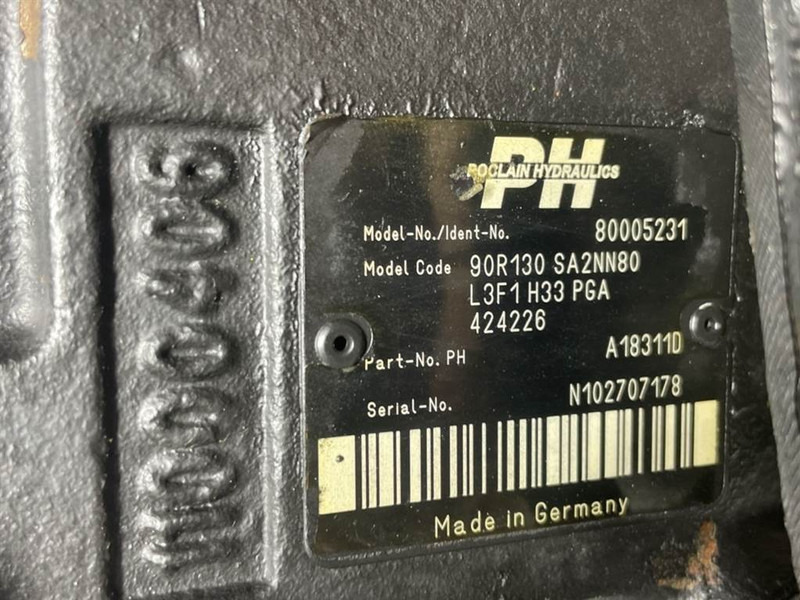 Poclain -Sauer Danfoss 90R130SA2NN80-Drive pump/Fahrpumpe - Hidraulika za Građevinski strojevi: slika Poclain -Sauer Danfoss 90R130SA2NN80-Drive pump/Fahrpumpe - Hidraulika za Građevinski strojevi Poclain -Sauer Danfoss 90R130SA2NN80-Drive pump/Fahrpumpe - Hidraulika za Građevinski strojevi: slika Poclain -Sauer Danfoss 90R130SA2NN80-Drive pump/Fahrpumpe - Hidraulika za Građevinski strojevi