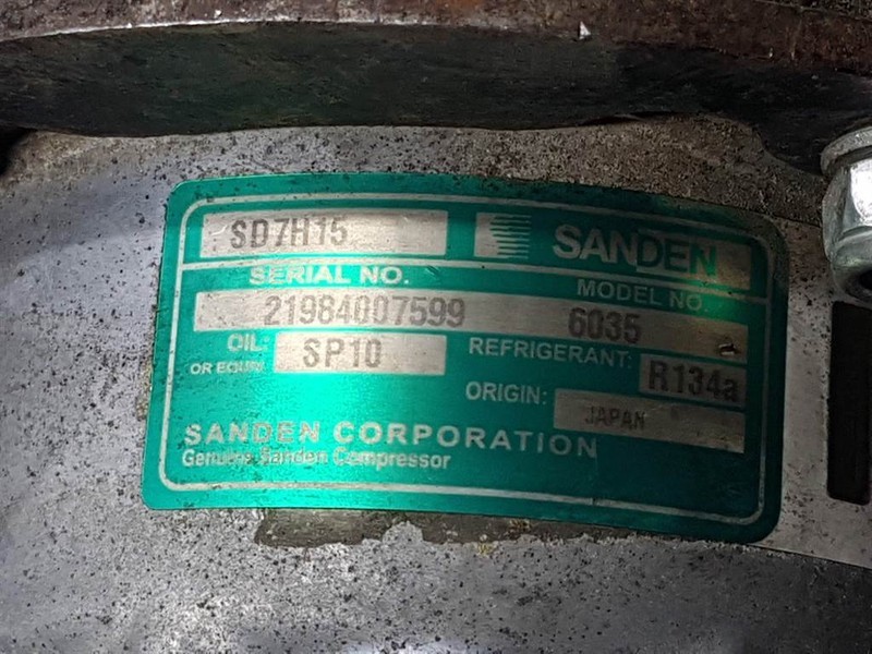 SANDEN SD7H15-6035-Compressor/Kompressor/Aircopomp - A/C kompresor za Građevinski strojevi: slika SANDEN SD7H15-6035-Compressor/Kompressor/Aircopomp - A/C kompresor za Građevinski strojevi SANDEN SD7H15-6035-Compressor/Kompressor/Aircopomp - A/C kompresor za Građevinski strojevi: slika SANDEN SD7H15-6035-Compressor/Kompressor/Aircopomp - A/C kompresor za Građevinski strojevi