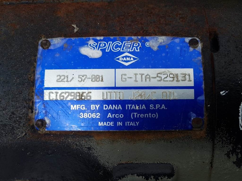 Spicer Dana 221/57-001 - Manitou 160 ATJ - Axle - Osovina i dijelovi za Građevinski strojevi: slika Spicer Dana 221/57-001 - Manitou 160 ATJ - Axle - Osovina i dijelovi za Građevinski strojevi Spicer Dana 221/57-001 - Manitou 160 ATJ - Axle - Osovina i dijelovi za Građevinski strojevi: slika Spicer Dana 221/57-001 - Manitou 160 ATJ - Axle - Osovina i dijelovi za Građevinski strojevi