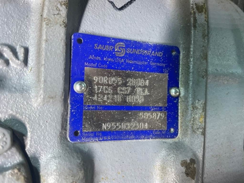 WACKER NEUSON 1000198547-Sauer Danfoss 90R055-Drive pump/Rijpomp - Hidraulika za Građevinski strojevi: slika WACKER NEUSON 1000198547-Sauer Danfoss 90R055-Drive pump/Rijpomp - Hidraulika za Građevinski strojevi WACKER NEUSON 1000198547-Sauer Danfoss 90R055-Drive pump/Rijpomp - Hidraulika za Građevinski strojevi: slika WACKER NEUSON 1000198547-Sauer Danfoss 90R055-Drive pump/Rijpomp - Hidraulika za Građevinski strojevi