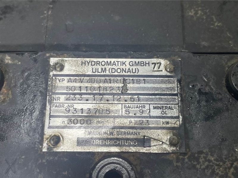 WACKER NEUSON 5011018233/1000192758-Hydromatik A4V40-Drive pump - Hidraulika za Građevinski strojevi: slika WACKER NEUSON 5011018233/1000192758-Hydromatik A4V40-Drive pump - Hidraulika za Građevinski strojevi WACKER NEUSON 5011018233/1000192758-Hydromatik A4V40-Drive pump - Hidraulika za Građevinski strojevi: slika WACKER NEUSON 5011018233/1000192758-Hydromatik A4V40-Drive pump - Hidraulika za Građevinski strojevi