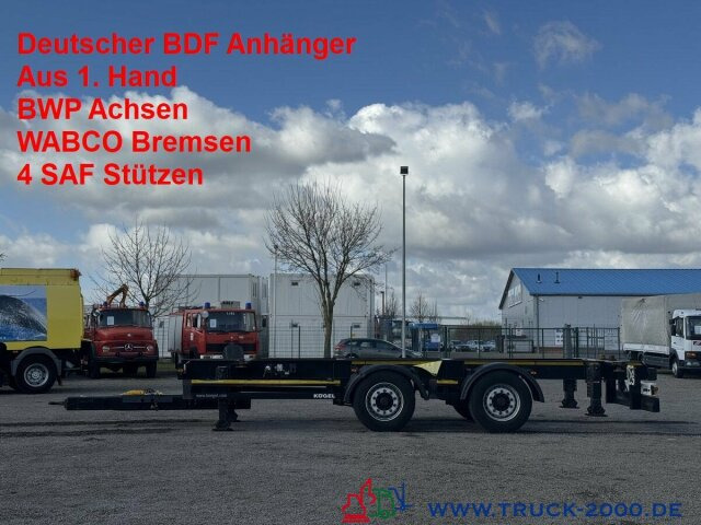 Kögel ZW 18-22,5 Tandem BDF BPW Achsen Scheibenbremsen - Transporter kontejnera/ Prikolica s izmjenjivim sanducima: slika Kögel ZW 18-22,5 Tandem BDF BPW Achsen Scheibenbremsen - Transporter kontejnera/ Prikolica s izmjenjivim sanducima Kögel ZW 18-22,5 Tandem BDF BPW Achsen Scheibenbremsen - Transporter kontejnera/ Prikolica s izmjenjivim sanducima: slika Kögel ZW 18-22,5 Tandem BDF BPW Achsen Scheibenbremsen - Transporter kontejnera/ Prikolica s izmjenjivim sanducima