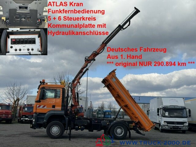 MAN 18.320 4x4 Atlas Kran 8,8m=770kg FB Winterdienst - Kiper, Kamion s kranom: slika MAN 18.320 4x4 Atlas Kran 8,8m=770kg FB Winterdienst - Kiper, Kamion s kranom MAN 18.320 4x4 Atlas Kran 8,8m=770kg FB Winterdienst - Kiper, Kamion s kranom: slika MAN 18.320 4x4 Atlas Kran 8,8m=770kg FB Winterdienst - Kiper, Kamion s kranom