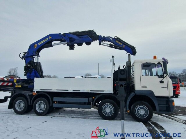 MAN 32.364 8x4 PK75000 Jib Winde Höhe 28m 16t./2.50m - Kamion s otvorenim sandukom, Kamion s kranom: slika MAN 32.364 8x4 PK75000 Jib Winde Höhe 28m 16t./2.50m - Kamion s otvorenim sandukom, Kamion s kranom MAN 32.364 8x4 PK75000 Jib Winde Höhe 28m 16t./2.50m - Kamion s otvorenim sandukom, Kamion s kranom: slika MAN 32.364 8x4 PK75000 Jib Winde Höhe 28m 16t./2.50m - Kamion s otvorenim sandukom, Kamion s kranom