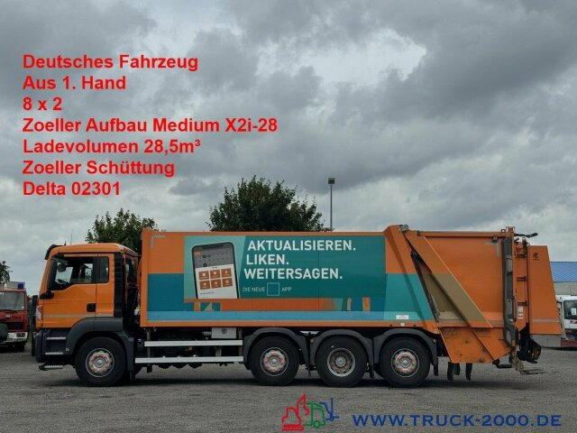 MAN TGS 35.360 8x2 Zoeller 29m³ Medium Schüttung 1.3 - Kamion za odvoz smeća: slika MAN TGS 35.360 8x2 Zoeller 29m³ Medium Schüttung 1.3 - Kamion za odvoz smeća MAN TGS 35.360 8x2 Zoeller 29m³ Medium Schüttung 1.3 - Kamion za odvoz smeća: slika MAN TGS 35.360 8x2 Zoeller 29m³ Medium Schüttung 1.3 - Kamion za odvoz smeća