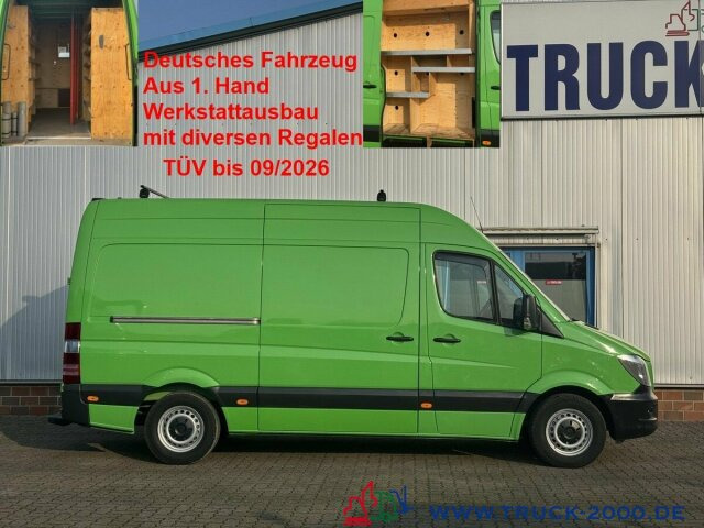 Mercedes-Benz Sprinter 316 Hoch + Lang + Werkstattausbau Klima - Furgon: slika Mercedes-Benz Sprinter 316 Hoch + Lang + Werkstattausbau Klima - Furgon Mercedes-Benz Sprinter 316 Hoch + Lang + Werkstattausbau Klima - Furgon: slika Mercedes-Benz Sprinter 316 Hoch + Lang + Werkstattausbau Klima - Furgon