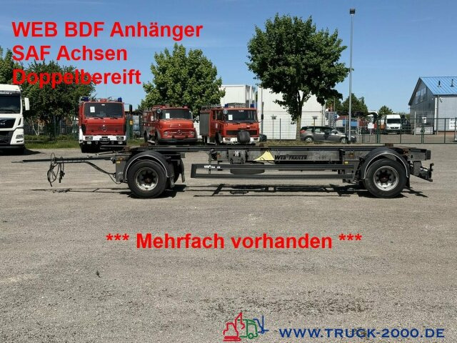 Web-Trailer 18 Box Carrier - Luft - SAF Achsen - Transporter kontejnera/ Prikolica s izmjenjivim sanducima: slika Web-Trailer 18 Box Carrier - Luft - SAF Achsen - Transporter kontejnera/ Prikolica s izmjenjivim sanducima Web-Trailer 18 Box Carrier - Luft - SAF Achsen - Transporter kontejnera/ Prikolica s izmjenjivim sanducima: slika Web-Trailer 18 Box Carrier - Luft - SAF Achsen - Transporter kontejnera/ Prikolica s izmjenjivim sanducima