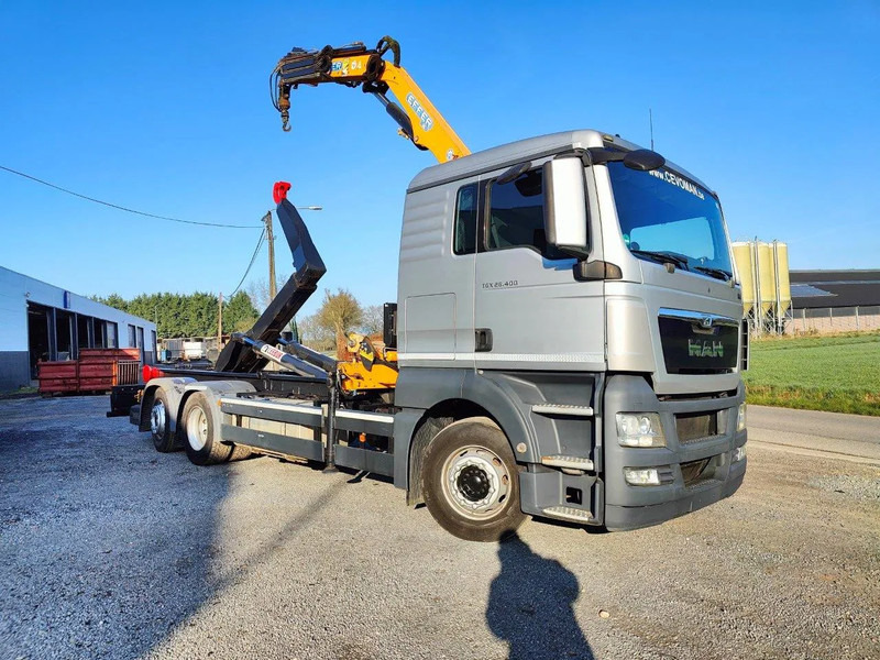 MAN TGX 26.400 6x2 Euro5 Container LEEBUR + Crane Effer 145 - Kamion s kukastom dizalicom, Kamion s kranom: slika MAN TGX 26.400 6x2 Euro5 Container LEEBUR + Crane Effer 145 - Kamion s kukastom dizalicom, Kamion s kranom MAN TGX 26.400 6x2 Euro5 Container LEEBUR + Crane Effer 145 - Kamion s kukastom dizalicom, Kamion s kranom: slika MAN TGX 26.400 6x2 Euro5 Container LEEBUR + Crane Effer 145 - Kamion s kukastom dizalicom, Kamion s kranom