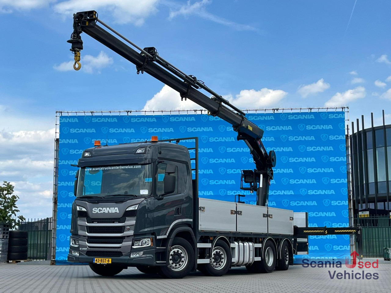 SCANIA G 450 B8x2*6NB DIFF-L HIAB X-HIPRO 262 EP-4 - Kamion s otvorenim sandukom: slika SCANIA G 450 B8x2*6NB DIFF-L HIAB X-HIPRO 262 EP-4 - Kamion s otvorenim sandukom SCANIA G 450 B8x2*6NB DIFF-L HIAB X-HIPRO 262 EP-4 - Kamion s otvorenim sandukom: slika SCANIA G 450 B8x2*6NB DIFF-L HIAB X-HIPRO 262 EP-4 - Kamion s otvorenim sandukom