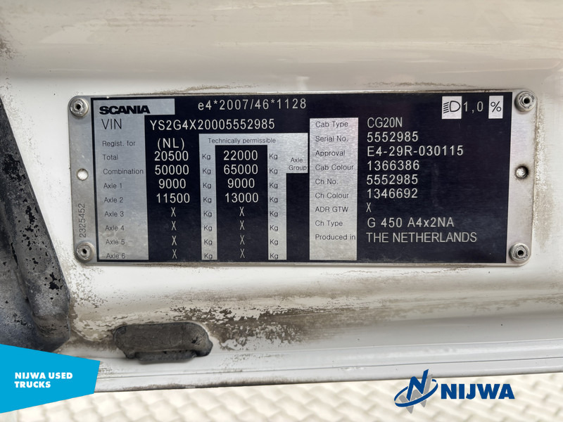 Tegljač Scania G450 4x2 Retarder + PTO: slika Tegljač Scania G450 4x2 Retarder + PTO