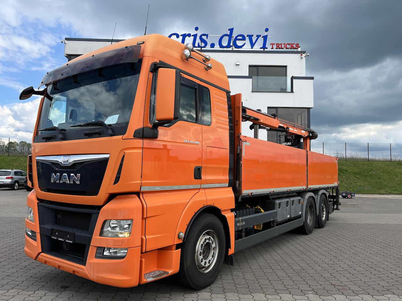 MAN TGX 26.480 6x2 Atlas 145.2 Kran Baustoff AHK - Kamion s otvorenim sandukom, Kamion s kranom: slika MAN TGX 26.480 6x2 Atlas 145.2 Kran Baustoff AHK - Kamion s otvorenim sandukom, Kamion s kranom MAN TGX 26.480 6x2 Atlas 145.2 Kran Baustoff AHK - Kamion s otvorenim sandukom, Kamion s kranom: slika MAN TGX 26.480 6x2 Atlas 145.2 Kran Baustoff AHK - Kamion s otvorenim sandukom, Kamion s kranom