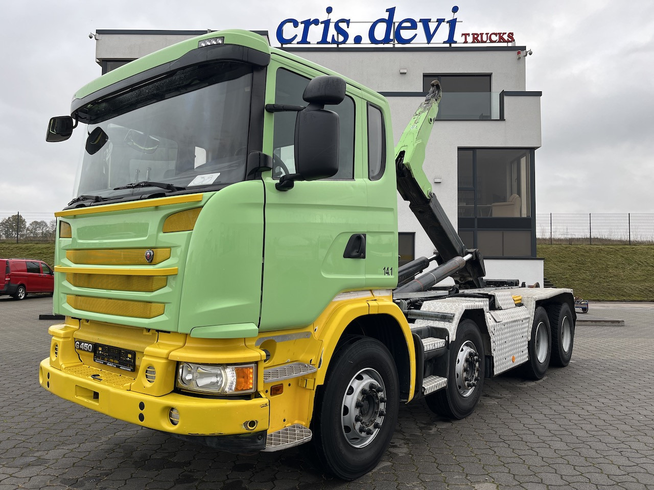 Scania G 450 8x4 Trösch Abrollkipper - Kamion s kukastom dizalicom: slika Scania G 450 8x4 Trösch Abrollkipper - Kamion s kukastom dizalicom Scania G 450 8x4 Trösch Abrollkipper - Kamion s kukastom dizalicom: slika Scania G 450 8x4 Trösch Abrollkipper - Kamion s kukastom dizalicom