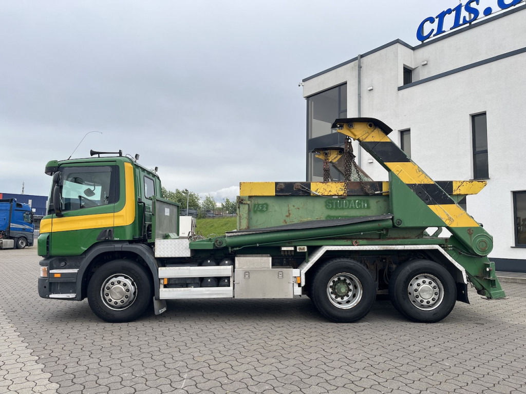 Utovarivač s proklizavajućim upravljanjem Scania P360 6x2  Trösch Absetzkipper   Container: slika Utovarivač s proklizavajućim upravljanjem Scania P360 6x2  Trösch Absetzkipper   Container