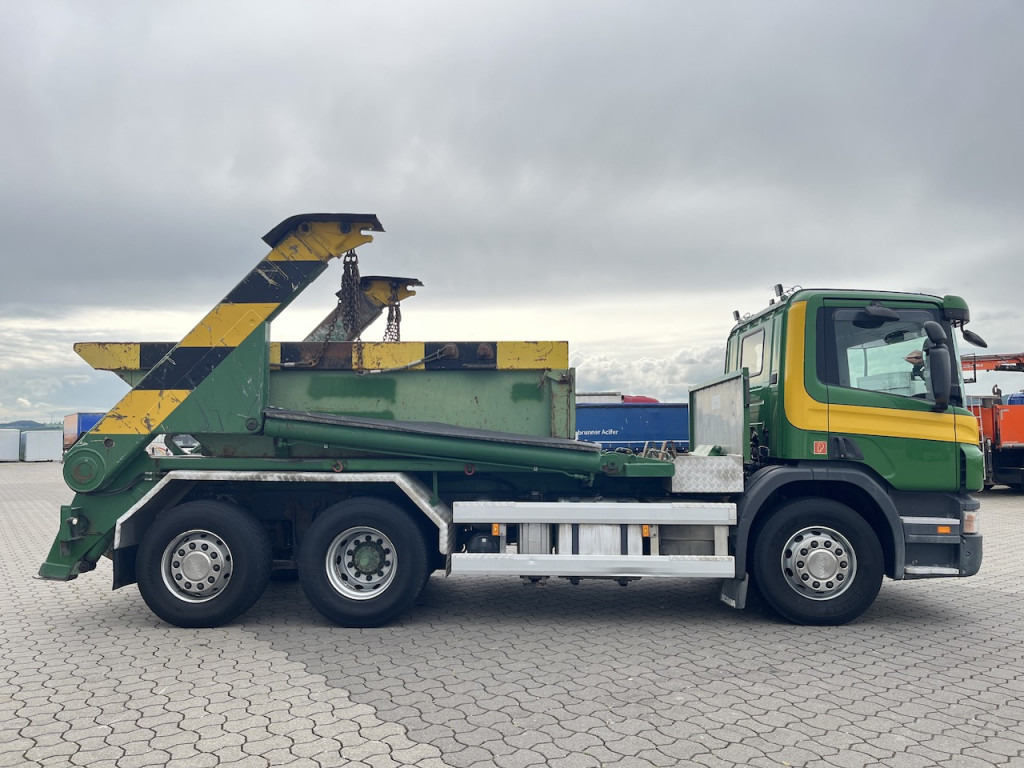 Utovarivač s proklizavajućim upravljanjem Scania P360 6x2  Trösch Absetzkipper   Container: slika Utovarivač s proklizavajućim upravljanjem Scania P360 6x2  Trösch Absetzkipper   Container