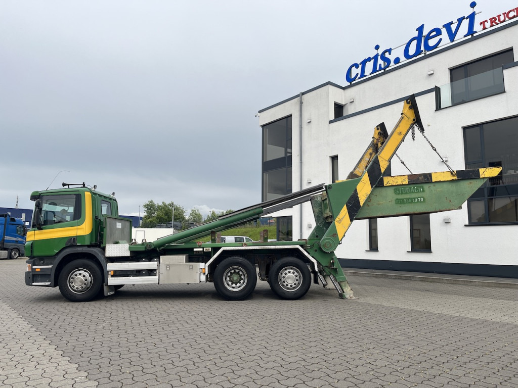 Utovarivač s proklizavajućim upravljanjem Scania P360 6x2  Trösch Absetzkipper   Container: slika Utovarivač s proklizavajućim upravljanjem Scania P360 6x2  Trösch Absetzkipper   Container