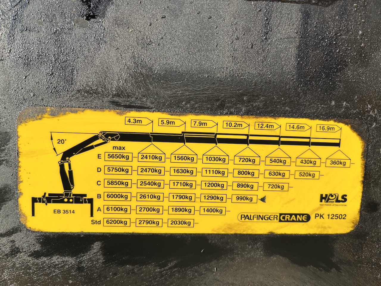 Kamion s kranom, Kamion s otvorenim sandukom Volvo FH 520 6x2  Palfinger PK 12502 | AHK: slika Kamion s kranom, Kamion s otvorenim sandukom Volvo FH 520 6x2  Palfinger PK 12502 | AHK