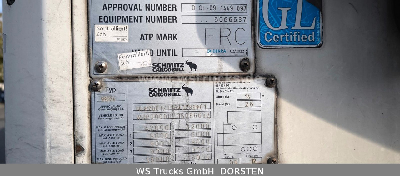 Schmitz Cargobull SKO 24 Kühlauflieger | Rohrbahn Vector 1850Mt - Poluprikolica sa zatvorenim sandukom: slika Schmitz Cargobull SKO 24 Kühlauflieger | Rohrbahn Vector 1850Mt - Poluprikolica sa zatvorenim sandukom Schmitz Cargobull SKO 24 Kühlauflieger | Rohrbahn Vector 1850Mt - Poluprikolica sa zatvorenim sandukom: slika Schmitz Cargobull SKO 24 Kühlauflieger | Rohrbahn Vector 1850Mt - Poluprikolica sa zatvorenim sandukom
