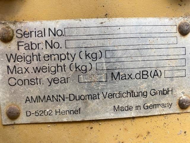 Ammann DR 70 (12005454) - Valjak: slika Ammann DR 70 (12005454) - Valjak Ammann DR 70 (12005454) - Valjak: slika Ammann DR 70 (12005454) - Valjak