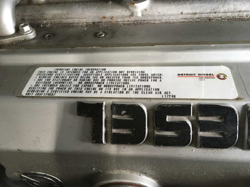 Generatorski set Detroit Diesel 8V92TA 8083-7405 GENERATOR 320KVA USED: slika Generatorski set Detroit Diesel 8V92TA 8083-7405 GENERATOR 320KVA USED