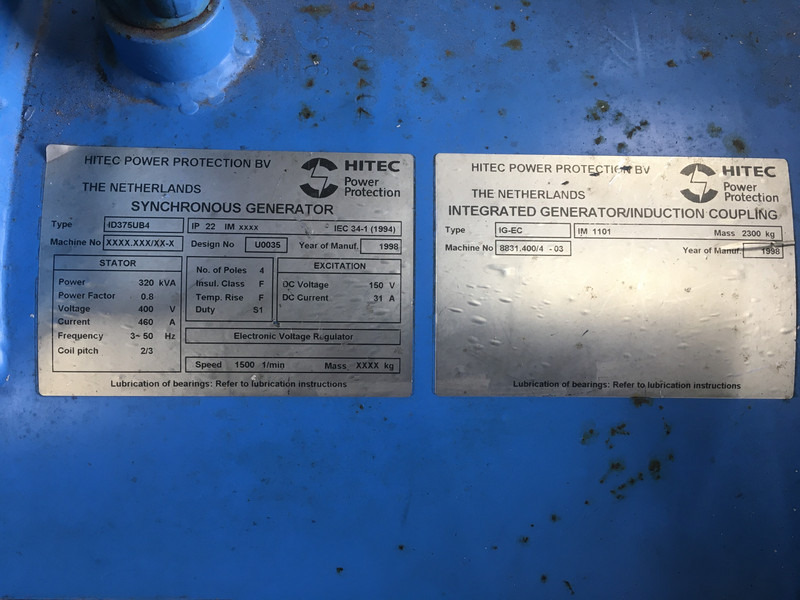 Generatorski set Detroit Diesel 8V92TA 8083-7405 GENERATOR 320KVA USED: slika Generatorski set Detroit Diesel 8V92TA 8083-7405 GENERATOR 320KVA USED