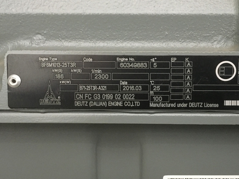 Novi Građevinski strojevi Deutz BF6M1013-25T3R NEW: slika Novi Građevinski strojevi Deutz BF6M1013-25T3R NEW