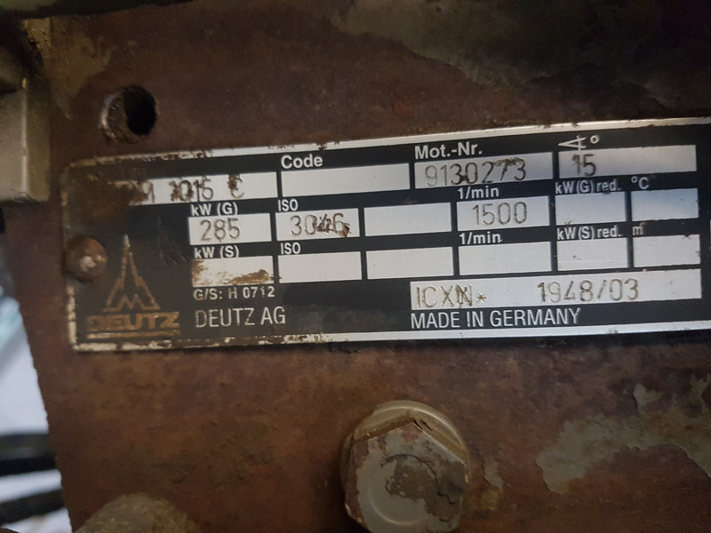 Deutz BF6M1015C USED - Građevinski strojevi: slika Deutz BF6M1015C USED - Građevinski strojevi Deutz BF6M1015C USED - Građevinski strojevi: slika Deutz BF6M1015C USED - Građevinski strojevi