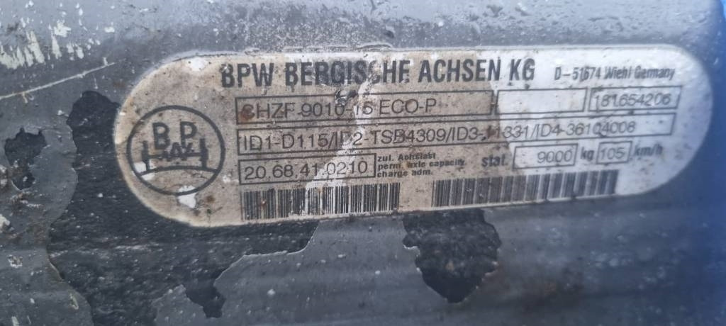 BPW Traileraxle 22,5'' SHZF-9010-15 ECO-P 9000kg - Osovina i dijelovi za Kamion: slika BPW Traileraxle 22,5'' SHZF-9010-15 ECO-P 9000kg - Osovina i dijelovi za Kamion BPW Traileraxle 22,5'' SHZF-9010-15 ECO-P 9000kg - Osovina i dijelovi za Kamion: slika BPW Traileraxle 22,5'' SHZF-9010-15 ECO-P 9000kg - Osovina i dijelovi za Kamion
