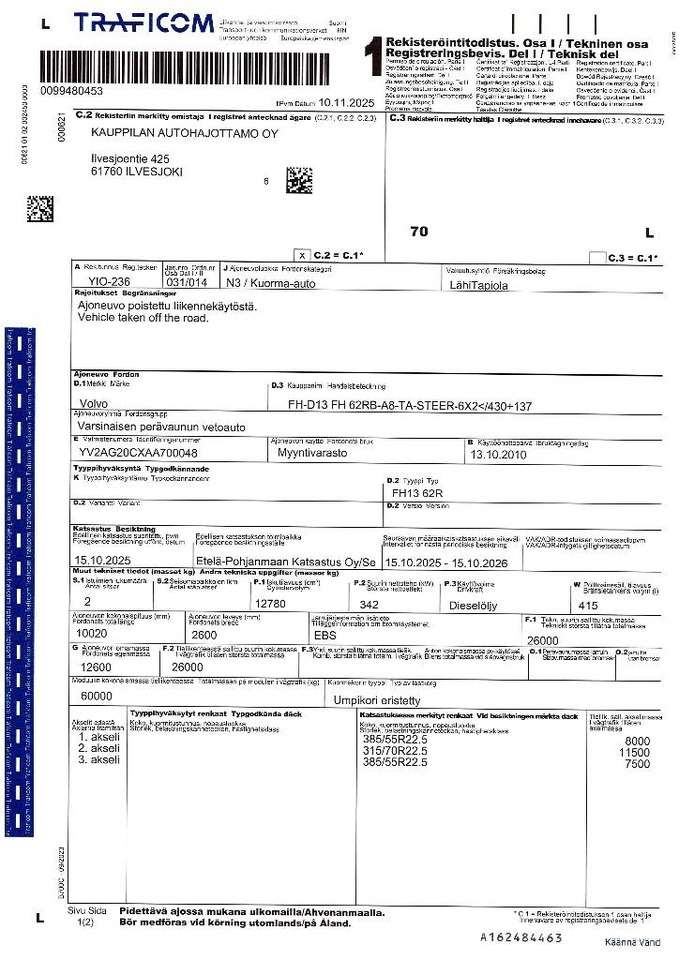 Kamion sandučar Volvo FH 13: slika Kamion sandučar Volvo FH 13 Kamion sandučar Volvo FH 13: slika Kamion sandučar Volvo FH 13