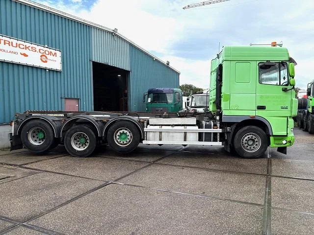 DAF XF 105.460 8x2 CHASSIS WITH MULTILIFT SYSTEM (ZF16 MANUAL GEARBOX / MX-BRAKE / 9.000 KG. FRONT-AXLE / LIFT-AXLES / FRIDGE / ETC. - Transporter kontejnera/ Kamion s izmjenjivim sanducima: slika DAF XF 105.460 8x2 CHASSIS WITH MULTILIFT SYSTEM (ZF16 MANUAL GEARBOX / MX-BRAKE / 9.000 KG. FRONT-AXLE / LIFT-AXLES / FRIDGE / ETC. - Transporter kontejnera/ Kamion s izmjenjivim sanducima DAF XF 105.460 8x2 CHASSIS WITH MULTILIFT SYSTEM (ZF16 MANUAL GEARBOX / MX-BRAKE / 9.000 KG. FRONT-AXLE / LIFT-AXLES / FRIDGE / ETC. - Transporter kontejnera/ Kamion s izmjenjivim sanducima: slika DAF XF 105.460 8x2 CHASSIS WITH MULTILIFT SYSTEM (ZF16 MANUAL GEARBOX / MX-BRAKE / 9.000 KG. FRONT-AXLE / LIFT-AXLES / FRIDGE / ETC. - Transporter kontejnera/ Kamion s izmjenjivim sanducima