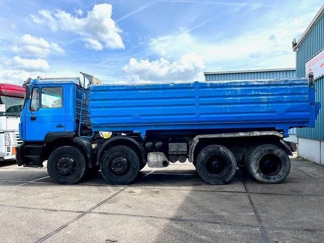 Kiper MAN 41.464 F2000 8X4 FULL STEEL KIPPER (EURO 2 / ZF16 MANUAL GEARBOX / ZF-INTARDER / FULL STEEL SUSPENSION / REDUCTION AXLES): slika Kiper MAN 41.464 F2000 8X4 FULL STEEL KIPPER (EURO 2 / ZF16 MANUAL GEARBOX / ZF-INTARDER / FULL STEEL SUSPENSION / REDUCTION AXLES)