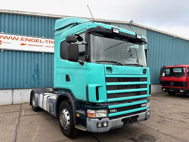 Scania R114-380 LA SLEEPERCAB 4x2 (EURO 2 / MANUAL GEARBOX / HYDRAULIC KIT / P.T.O. / FULL SPOILERSET / ETC.) - Tegljač: slika Scania R114-380 LA SLEEPERCAB 4x2 (EURO 2 / MANUAL GEARBOX / HYDRAULIC KIT / P.T.O. / FULL SPOILERSET / ETC.) - Tegljač Scania R114-380 LA SLEEPERCAB 4x2 (EURO 2 / MANUAL GEARBOX / HYDRAULIC KIT / P.T.O. / FULL SPOILERSET / ETC.) - Tegljač: slika Scania R114-380 LA SLEEPERCAB 4x2 (EURO 2 / MANUAL GEARBOX / HYDRAULIC KIT / P.T.O. / FULL SPOILERSET / ETC.) - Tegljač