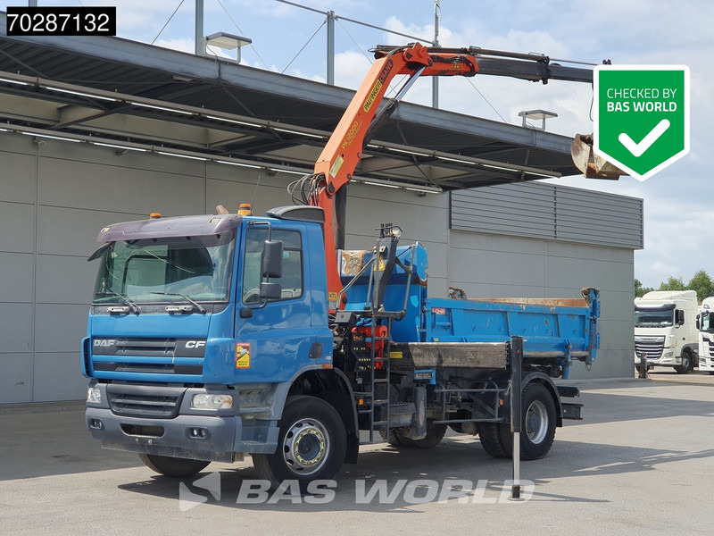 DAF CF75.310 4X2 Palfinger PK12000 Kran Crane 7m3 tipper Big-Axle Steelsuspension Euro 3 - Kiper, Kamion s kranom: slika DAF CF75.310 4X2 Palfinger PK12000 Kran Crane 7m3 tipper Big-Axle Steelsuspension Euro 3 - Kiper, Kamion s kranom DAF CF75.310 4X2 Palfinger PK12000 Kran Crane 7m3 tipper Big-Axle Steelsuspension Euro 3 - Kiper, Kamion s kranom: slika DAF CF75.310 4X2 Palfinger PK12000 Kran Crane 7m3 tipper Big-Axle Steelsuspension Euro 3 - Kiper, Kamion s kranom