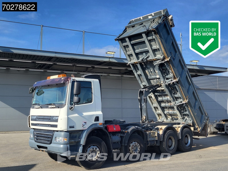 DAF CF85.410 8X4 13m3 Meiller 2-side tipper Big-Axle steel suspension Automatic Euro 4 - Kiper: slika DAF CF85.410 8X4 13m3 Meiller 2-side tipper Big-Axle steel suspension Automatic Euro 4 - Kiper DAF CF85.410 8X4 13m3 Meiller 2-side tipper Big-Axle steel suspension Automatic Euro 4 - Kiper: slika DAF CF85.410 8X4 13m3 Meiller 2-side tipper Big-Axle steel suspension Automatic Euro 4 - Kiper