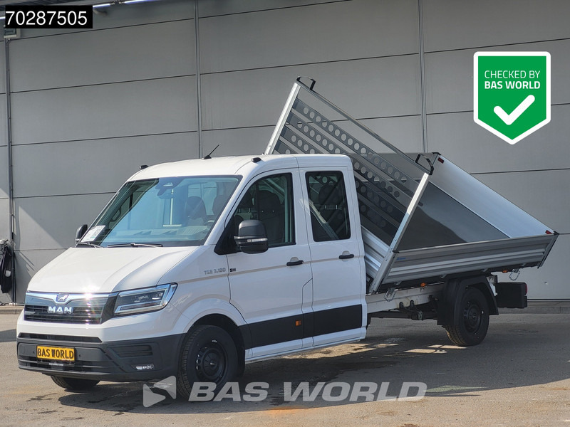 MAN TGE 3.180 Driezijdige Kipper Automaat Dubbel Cabine 2025 Facelift 180PK Trekhaak LED Navi ACC Airco Cruise Euro6 Kipper Tippe Benne Kieper - Mali kamion kiper: slika MAN TGE 3.180 Driezijdige Kipper Automaat Dubbel Cabine 2025 Facelift 180PK Trekhaak LED Navi ACC Airco Cruise Euro6 Kipper Tippe Benne Kieper - Mali kamion kiper MAN TGE 3.180 Driezijdige Kipper Automaat Dubbel Cabine 2025 Facelift 180PK Trekhaak LED Navi ACC Airco Cruise Euro6 Kipper Tippe Benne Kieper - Mali kamion kiper: slika MAN TGE 3.180 Driezijdige Kipper Automaat Dubbel Cabine 2025 Facelift 180PK Trekhaak LED Navi ACC Airco Cruise Euro6 Kipper Tippe Benne Kieper - Mali kamion kiper