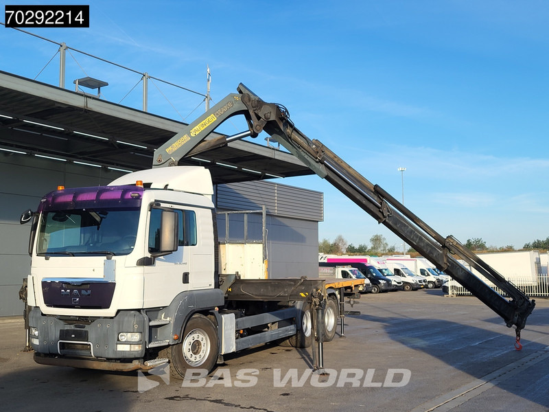 Kamion s otvorenim sandukom, Kamion s kranom MAN TGS 26.440 6X4 Palfinger PK36002 Crane Retarder Steelsuspension Manual: slika Kamion s otvorenim sandukom, Kamion s kranom MAN TGS 26.440 6X4 Palfinger PK36002 Crane Retarder Steelsuspension Manual
