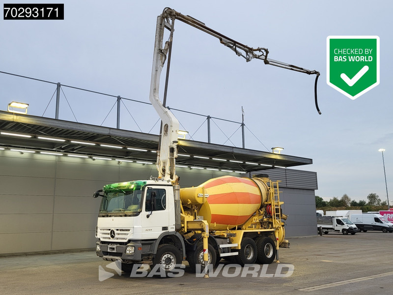 Mercedes-Benz Actros 3244 8X4 Retarder Putzmeister 24 Mtrs Pumi Big-Axle 3-Pedals Euro 4 - Beton pumpa: slika Mercedes-Benz Actros 3244 8X4 Retarder Putzmeister 24 Mtrs Pumi Big-Axle 3-Pedals Euro 4 - Beton pumpa Mercedes-Benz Actros 3244 8X4 Retarder Putzmeister 24 Mtrs Pumi Big-Axle 3-Pedals Euro 4 - Beton pumpa: slika Mercedes-Benz Actros 3244 8X4 Retarder Putzmeister 24 Mtrs Pumi Big-Axle 3-Pedals Euro 4 - Beton pumpa