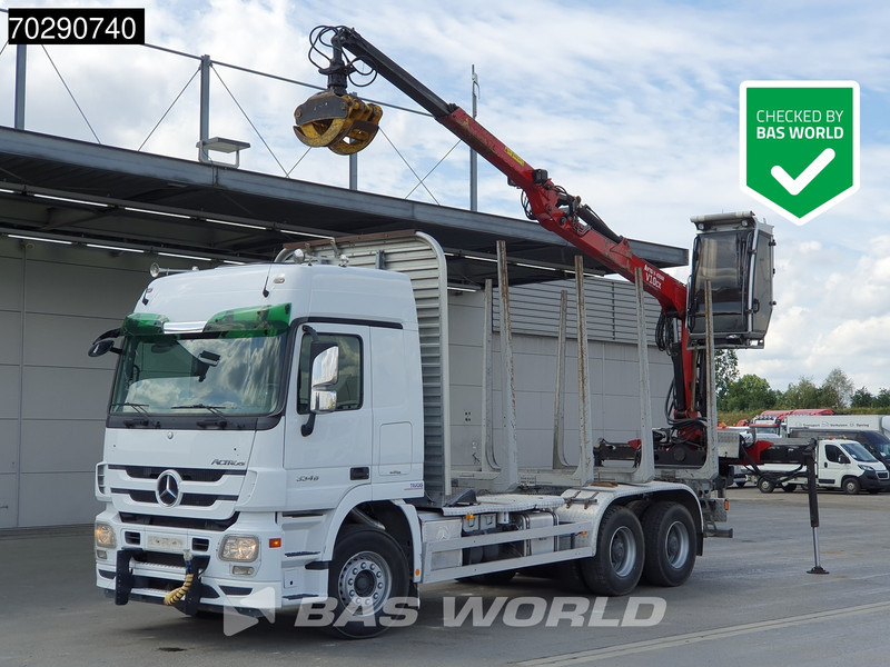 Mercedes-Benz Actros 3346 6X4 Original KM's! FTG V10CX.81 Kran Crane Holztransport Big-Axle Steelsuspension - Kamion šumar, Kamion s kranom: slika Mercedes-Benz Actros 3346 6X4 Original KM's! FTG V10CX.81 Kran Crane Holztransport Big-Axle Steelsuspension - Kamion šumar, Kamion s kranom Mercedes-Benz Actros 3346 6X4 Original KM's! FTG V10CX.81 Kran Crane Holztransport Big-Axle Steelsuspension - Kamion šumar, Kamion s kranom: slika Mercedes-Benz Actros 3346 6X4 Original KM's! FTG V10CX.81 Kran Crane Holztransport Big-Axle Steelsuspension - Kamion šumar, Kamion s kranom