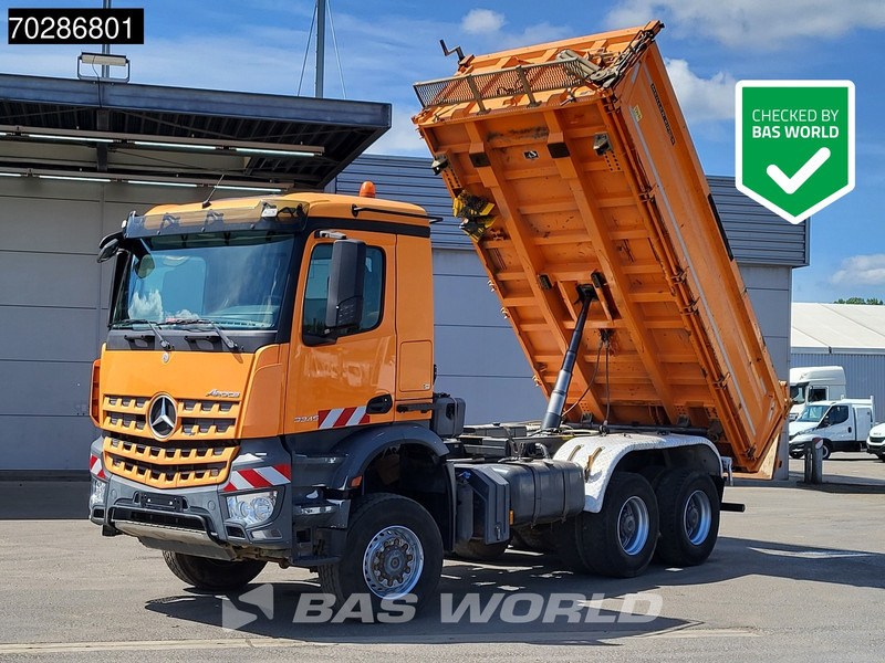 Mercedes-Benz Arocs 3345 6X6 11m3 Meiller Mixer Steelsuspension Big-Axle Euro 6 - Kiper: slika Mercedes-Benz Arocs 3345 6X6 11m3 Meiller Mixer Steelsuspension Big-Axle Euro 6 - Kiper Mercedes-Benz Arocs 3345 6X6 11m3 Meiller Mixer Steelsuspension Big-Axle Euro 6 - Kiper: slika Mercedes-Benz Arocs 3345 6X6 11m3 Meiller Mixer Steelsuspension Big-Axle Euro 6 - Kiper