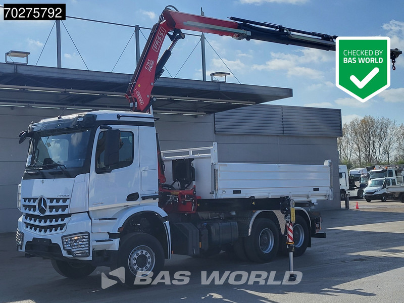 Mercedes-Benz Arocs 3348 6X4 Fasi F195A.2.24 Kran 3 sided tipper 9m3 Big-Axle Navi Euro 6 - Kiper, Kamion s kranom: slika Mercedes-Benz Arocs 3348 6X4 Fasi F195A.2.24 Kran 3 sided tipper 9m3 Big-Axle Navi Euro 6 - Kiper, Kamion s kranom Mercedes-Benz Arocs 3348 6X4 Fasi F195A.2.24 Kran 3 sided tipper 9m3 Big-Axle Navi Euro 6 - Kiper, Kamion s kranom: slika Mercedes-Benz Arocs 3348 6X4 Fasi F195A.2.24 Kran 3 sided tipper 9m3 Big-Axle Navi Euro 6 - Kiper, Kamion s kranom