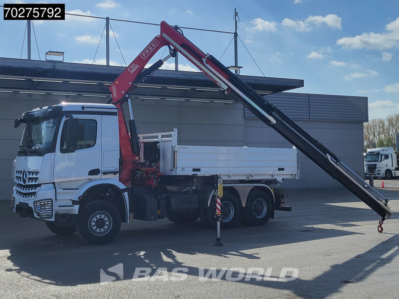 Mercedes-Benz Arocs 3348 6X4 Fasi F195A.2.24 Kran 3 sided tipper 9m3 Big-Axle Navi Euro 6 - Kiper, Kamion s kranom: slika Mercedes-Benz Arocs 3348 6X4 Fasi F195A.2.24 Kran 3 sided tipper 9m3 Big-Axle Navi Euro 6 - Kiper, Kamion s kranom Mercedes-Benz Arocs 3348 6X4 Fasi F195A.2.24 Kran 3 sided tipper 9m3 Big-Axle Navi Euro 6 - Kiper, Kamion s kranom: slika Mercedes-Benz Arocs 3348 6X4 Fasi F195A.2.24 Kran 3 sided tipper 9m3 Big-Axle Navi Euro 6 - Kiper, Kamion s kranom