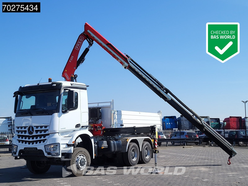 Mercedes-Benz Arocs 3348 6X6 Fassi F255A.2.24 xe-dynamic Kran Dreiseitenkipper Navi Euro 6 - Kiper, Kamion s kranom: slika Mercedes-Benz Arocs 3348 6X6 Fassi F255A.2.24 xe-dynamic Kran Dreiseitenkipper Navi Euro 6 - Kiper, Kamion s kranom Mercedes-Benz Arocs 3348 6X6 Fassi F255A.2.24 xe-dynamic Kran Dreiseitenkipper Navi Euro 6 - Kiper, Kamion s kranom: slika Mercedes-Benz Arocs 3348 6X6 Fassi F255A.2.24 xe-dynamic Kran Dreiseitenkipper Navi Euro 6 - Kiper, Kamion s kranom